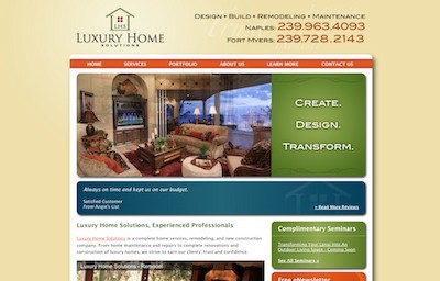 Visit the Luxury Home Solutions Web Site