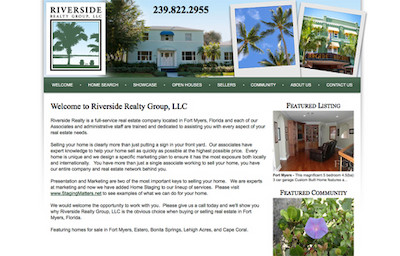 Riverside Realty Group Web Site