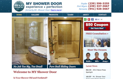 Visit the My Shower Door Website