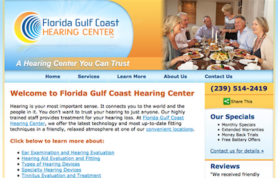 Visit the Florida Gulf Coast Hearing Center Website