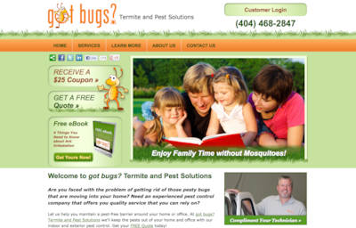 Visit the Got Bugs? Termite and Pest Solutions Website