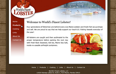 The World's Finest Lobster Web Site
