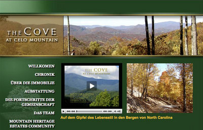 The Cove at Celo Mountain (German Version)