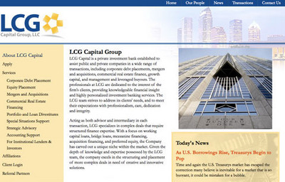 LCG Capital Group Web Site