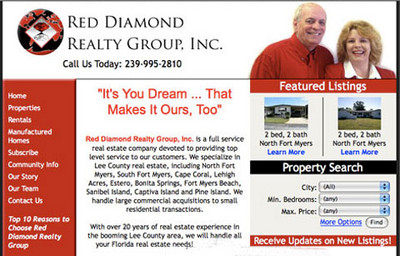 Red Diamond Realty Group Web Site